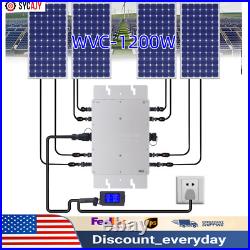 Solar Micro Inverter WVC-1200W Grid Tie MPPT Pure Sine Wave DC to AC Waterproof