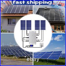 Solar Micro Inverter WVC-1200W Grid Tie MPPT Pure Sine Wave DC to AC Waterproof