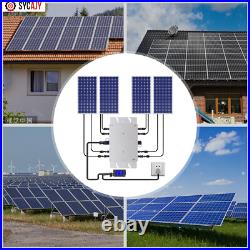 Solar Micro Inverter WVC-1200W Grid Tie MPPT Pure Sine Wave DC to AC Waterproof