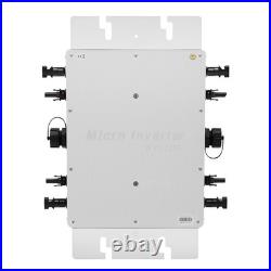 Solar Micro Inverter WVC-1200W Grid Tie MPPT Pure Sine Wave DC to AC Waterproof