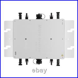 Solar Micro Inverter WVC-1200W Grid Tie MPPT Pure Sine Wave DC to AC Waterproof