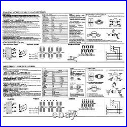 Solar Micro Inverter WVC-1200W MPPT Grid Tie Pure Sine Wave DC to AC Waterproof