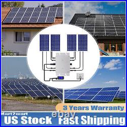 Solar Micro Inverter Waterproof WVC-1200W Grid Tie MPPT Pure Sine Wave DC to AC