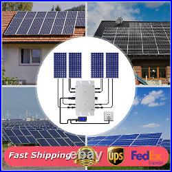 Solar Micro Inverter Waterproof WVC-1200W Grid Tie MPPT Pure Sine Wave DC to AC