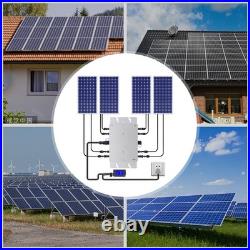 Solar Micro Inverter Waterproof WVC-1200W Grid Tie MPPT Pure Sine Wave DC to AC