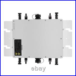 Solar Micro Inverter Waterproof WVC-1200W Grid Tie MPPT Pure Sine Wave DC to AC