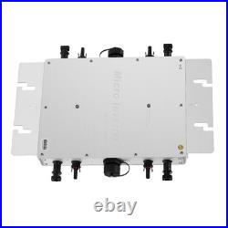 Solar Micro Inverter Waterproof WVC-1200W Grid Tie MPPT Pure Sine Wave DC to AC