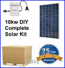 Solar Panel Kit with Micro Inverter 10000W 10kw Complete solar panel 250w