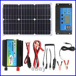 Solar Panel Power Generator Grid Home System 3000W Inverter Controller Kit 220V
