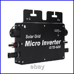 Solar Power Grid Tie Inverter AC120 230V Grid Tie Inverter WIFI Control Aluminum