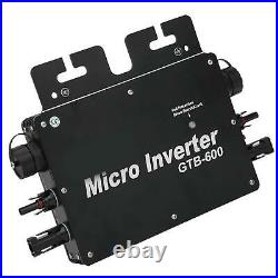 Solar Power Grid Tie Inverter Pure Sine Waving Micro Inverter 600W AC110-130V