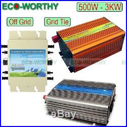 Solar Power Pure Sine Wave Inverter 12/24V to 110/220V for Solar Panel Systems