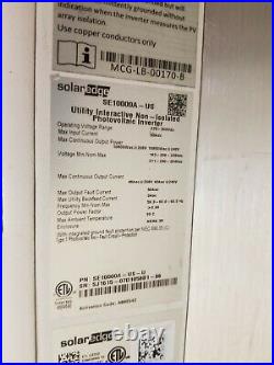 SolarEdge 10kW 240V Grid-Support Inverter (SE10000A) AS IS UNTESTED