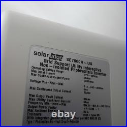 SolarEdge 7.6kW Inverter SE7600H-US000BNU4 Used With Manufacture Warranty