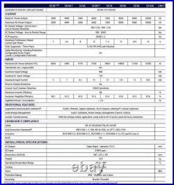 SolarEdge SE10K-RW0TEBNN4 3PH Inverter 10kW SetApp Config, Grid-Tie, New
