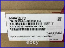 SolarEdge SE3000H-USS3BBC14 Single Phase Inverter with HD-Wave Technology New