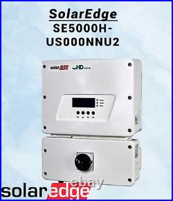 SolarEdge SE5000H-US000NNU2, 5000W Gridtie Inverter, 240V