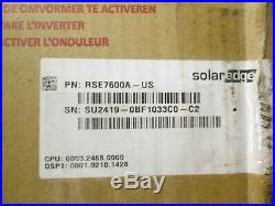 SolarEdge SE7600A-US Grid Support Utility Interactive Photovoltaic Inverter