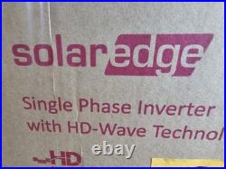 SolarEdge SE7600H-US000BEU4 7.6kW HD-Wave Solar Inverter 240V NEW