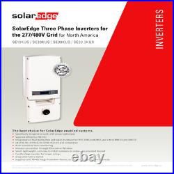 SolarEdge Three Phase inverter SE-20K-USR48NNU4, 20kw Gridtie Inverter 277v/480v