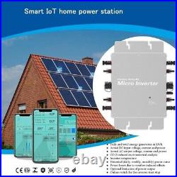 SolarPower Grid-Tie Grid-tie Inverter WiFi Mobile Monitoring 120/230V 1200W