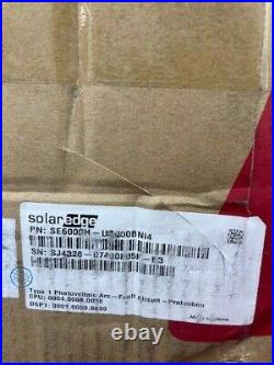 Solaredge SE6000H-US000BNU4 Single Phase Wave Inverter- NEW- OPENED BOX