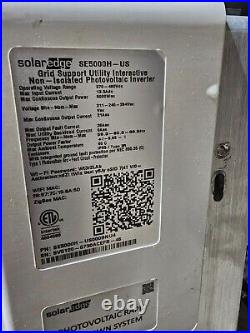 Solaredge Se5000h-us 5000w Phase Inverter Hd-wave Untested