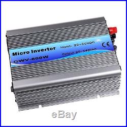 Solarepic Micro Grid Tie Inverter 600W Stackable with MPPT 22-60V DC Input 110V