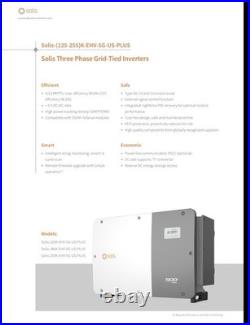 Solis 255kVA 1500V Grid-Tie String Inverter MPPT Solis-255K-EHV-5G-US