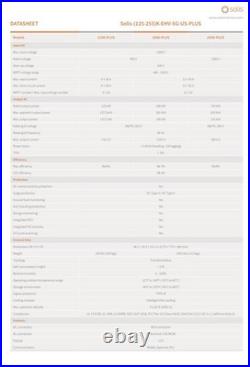 Solis 255kVA 1500V Grid-Tie String Inverter MPPT Solis-255K-EHV-5G-US