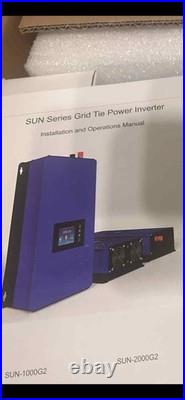 Sun Series Grid Tie Power Inverter 1000W