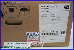 Sunny Boy SB4000TL-US-22 White SMA SB 4000TL Solar Inverter Grid tied withDCDiscon