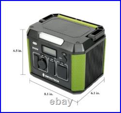 Swiss Tech 200W Portable Power Station, 193Wh, Solar Generator for Camping and T