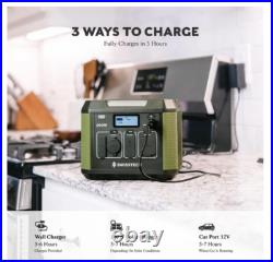 Swiss Tech 200W Portable Power Station, 193Wh, Solar Generator for Camping and T