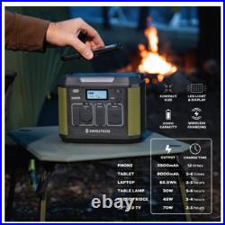 Swiss Tech 200W Portable Power Station, 193Wh, Solar Generator for Camping and T