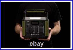 Swiss Tech 200W Portable Power Station, 193Wh, Solar Generator for Camping and T