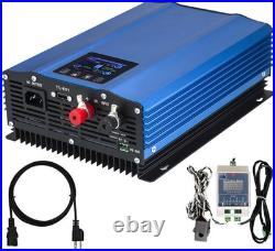 TINGEN 1000W Grid Tie Inverter with LCD Display Solar Panel DC Input 26V-45V Bat