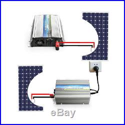 US 1000W Grid Tie Inverter MPPT For Solar Panel Stackable Pure Sine Wave