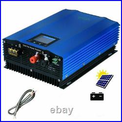 US MPPT Grid Tie Inverter Pure Sine Wave Home System 1200W DC To AC 110V NEW