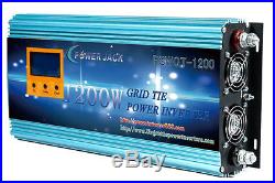 Used 1200w Grid Tie Inverter Accepts 28-48vdc-110vac Output-lcd