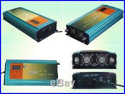 Used 1200w Grid Tie Inverter Accepts 28-48vdc-110vac Output-lcd