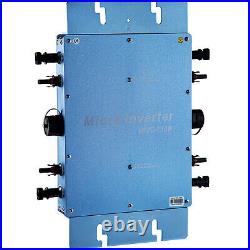 VEVOR 1200W Solar Grid Tie Micro Inverter, Solar Micro Inverter, IP65 Waterproof