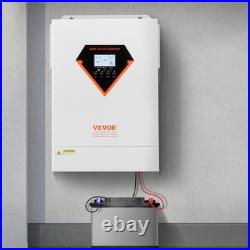 VEVOR 6000W Hybrid Solar Inverter 48V DC Pure Sine Wave 220V MPPT Off Grid New