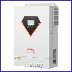 VEVOR 6000W Hybrid Solar Inverter 48V DC Pure Sine Wave 220V MPPT Off Grid New