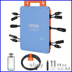 VEVOR Solar Grid Tie Micro Inverter Solar Micro Inverter 1200W Waterproof IP67