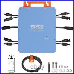 VEVOR Solar Grid Tie Micro Inverter Solar Micro Inverter 1200W Waterproof IP67