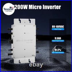 WVC-1200W MPPT Grid Tie Pure Sine Wave Dc to Ac Solar Grid Tie Micro Inverter
