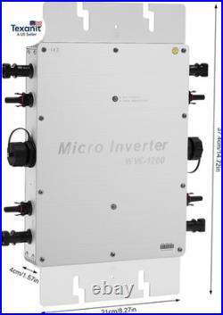 WVC-1200W MPPT Grid Tie Pure Sine Wave Dc to Ac Solar Grid Tie Micro Inverter