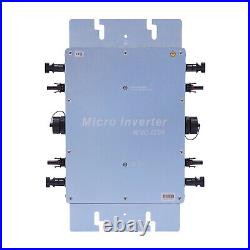WVC-1200W MPPT Solar Micro Inverter Grid Tie Grid Pure Sine Wave Inverter DC-AC