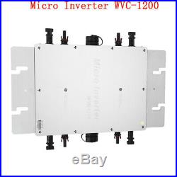 WVC-300With600With1200W 110V/230V MPPT Solar Grid Tie Micro Inverter Waterproof